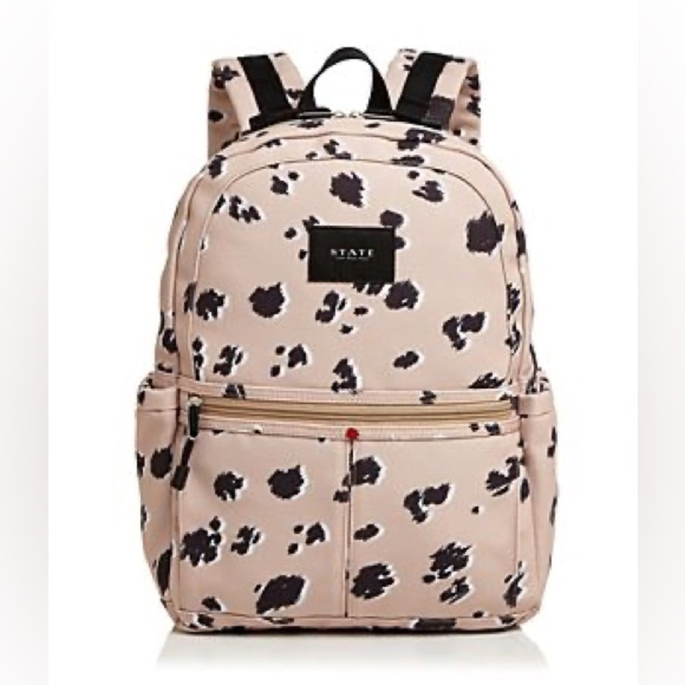 STATE Kane Backpack in Natural / Animal Print